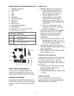 Предварительный просмотр 7 страницы Melissa 638-144 User Manual