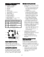 Предварительный просмотр 27 страницы Melissa 638-144 User Manual