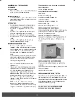 Preview for 12 page of Melissa 640-073 User Manual