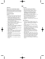 Preview for 17 page of Melissa 640-075 User Manual