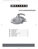 Предварительный просмотр 1 страницы Melissa 640-091 User Manual