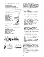 Предварительный просмотр 23 страницы Melissa 640-132 Manual