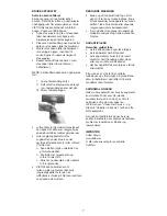 Предварительный просмотр 7 страницы Melissa 640-150 User Manual