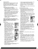 Preview for 16 page of Melissa 646-033 User Manual