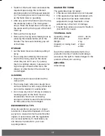 Preview for 16 page of Melissa 646-039 User Manual