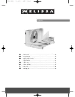 Melissa 646-040 Instruction Manual предпросмотр