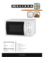 Melissa 653-114 Specification Sheet preview