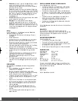 Preview for 16 page of Melissa 653088 User Manual