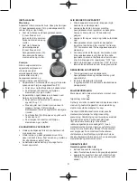 Предварительный просмотр 9 страницы Melissa 677-002 User Manual