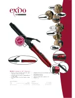 Preview for 1 page of Melissa Curling Tong Set with 7 Attachment 235-005 Specifications