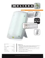 Preview for 1 page of Melissa Daylight Lamp 637-001 Specifications