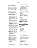 Preview for 2 page of Melissa Hair Straightener 635-124 User Manual
