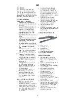 Предварительный просмотр 6 страницы Melissa Hair Straightener 635-124 User Manual