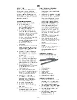 Предварительный просмотр 12 страницы Melissa Hair Straightener 635-124 User Manual