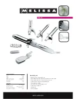 Предварительный просмотр 1 страницы Melissa Hair Styling Set 635-120 Specification Sheet