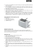 Предварительный просмотр 2 страницы Melissa SP-1440-S Instruction Manual