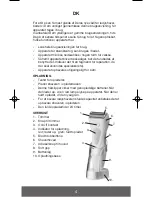 Предварительный просмотр 4 страницы Melissa Wet and Dry Rechargeable Ladyshaver 638-018 Instruction Manual