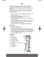 Preview for 12 page of Melissa Wet and Dry Rechargeable Ladyshaver 638-018 Instruction Manual