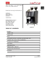 Melita Cafina c5-12C FF User Manual предпросмотр