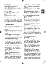 Preview for 5 page of Melitta 1017-11 Operating Instructions Manual