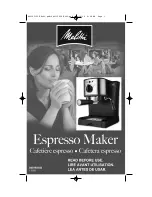 Melitta 40791 Use & Care Manual preview