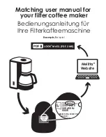 Preview for 2 page of Melitta AROMA SIGNATURE 1007 Operating Instructions Manual