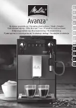 Preview for 1 page of Melitta Avanza Operating Instructions Manual