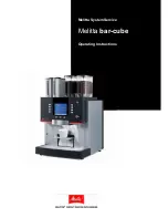 Preview for 1 page of Melitta Bar-cube Operating Instructions Manual