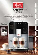 Preview for 1 page of Melitta Caffeo Barista T Smart Operating Instructions Manual