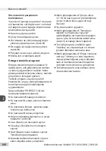 Предварительный просмотр 242 страницы Melitta Caffeo Coffee Intelligence Operating Instructions Manual