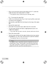 Preview for 176 page of Melitta E 970-101 Operating Instructions Manual