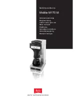 Preview for 1 page of Melitta M170 M Operating Instructions Manual