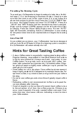 Preview for 9 page of Melitta ME10TDS Use And Care Manual