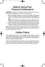 Preview for 6 page of Melitta ME10TS Use And Care Manual