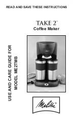 Preview for 1 page of Melitta ME2TMB Use And Care Manual