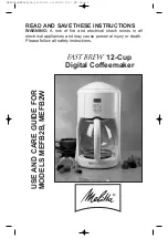 Melitta MEFB2B Use And Care Manual preview