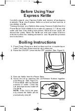 Preview for 6 page of Melitta MEK17W Use & Care Manual