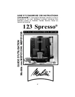 Preview for 21 page of Melitta MEPE123B Owner'S Manual