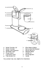 Preview for 4 page of Melitta MESC10 Use & Care Manual