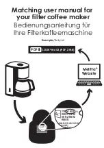 Preview for 2 page of Melitta OPTIMA Timer Operating Instructions Manual