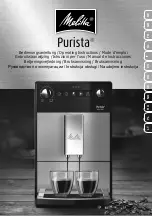 Preview for 1 page of Melitta Purista Operating Instructions Manual