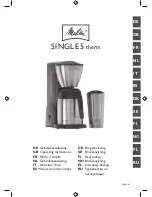 Preview for 1 page of Melitta SINGLE 5 THERM Operating Instructions Manual