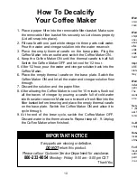 Preview for 10 page of Melitta Thermal Cafe ME8TPB Instructions Manual