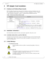 Preview for 12 page of Mellanox Technologies ConnectX-2 VPI Dual Port QSFP User Manual