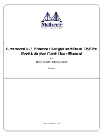 Preview for 1 page of Mellanox Technologies ConnectX-3 MCX313A-BCBT User Manual