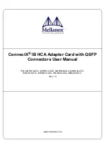 Mellanox Technologies ConnectX MHQH19-XSC User Manual preview