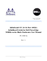 Preview for 1 page of Mellanox Technologies InfiniScale IV M3601Q User Manual