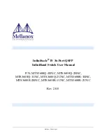 Mellanox Technologies InfiniScale MTS3600Q-1BNC User Manual предпросмотр