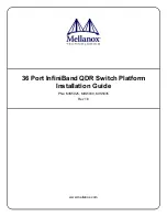 Mellanox Technologies MIS5025 Installation Manual предпросмотр