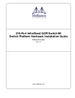 Preview for 1 page of Mellanox Technologies MIS5100Q-3DNC Hardware Installation Manual